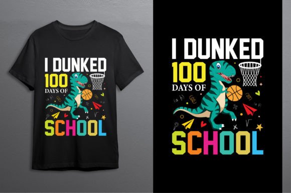 Download 100 Days of School Dino Basketball - School dino Collection
